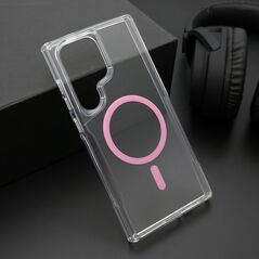 Zastitna maska (futrola) AURA MagSafe - Samsung S928 Galaxy S24 Ultra 5G roze (MS).