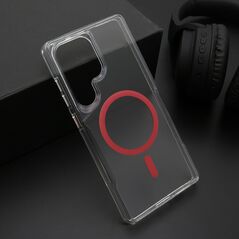 Zastitna maska (futrola) AURA MagSafe - Samsung S938 Galaxy S25 Ultra 5G crvena (MS).