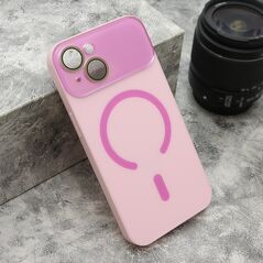 Zastitna maska (futrola) PASTELPOP MagSafe - iPhone 14 (6.1) roze (MS).