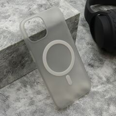 Zastitna maska (futrola) CLOUD MagSafe - iPhone 15 siva (MS).