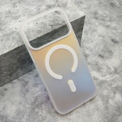 Zastitna maska (futrola) HOLOGRAM - iPhone 17 Pro Max (6.9) bela (MS).