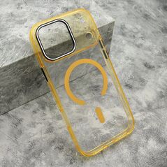 Zastitna maska (futrola) COLOR RING MagSafe - iPhone 17 Pro Max (6.9) narandzasta (MS).