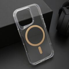 Zastitna maska (futrola) AURA MagSafe - iPhone 16 Pro (6.3) zlatna (MS).