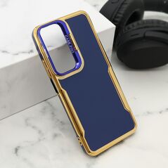 Zastitna maska (futrola) GOLD LUXE - Huawei Honor X7b plava (MS).