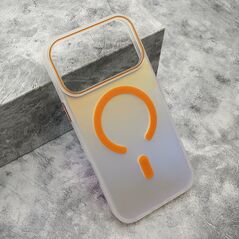 Zastitna maska (futrola) HOLOGRAM - iPhone 17 Pro Max (6.9) narandzasta (MS).