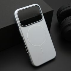 Zastitna maska (futrola) PURE mat MagSafe - iPhone 17 Pro srebrna (MS).