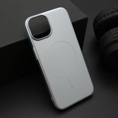 Zastitna maska (futrola) PURE mat MagSafe - iPhone 14 (6.1) srebrna (MS).