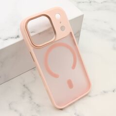 Zastitna maska (futrola) SILKY MagSafe II - iPhone 17 Pro roze (MS).
