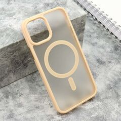 Zastitna maska (futrola) SILKY MAGSAFE mat - Iphone 12/12 Pro (6.1) roze (MS).