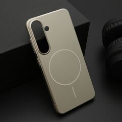 Zastitna maska (futrola) PURE mat MagSafe - Samsung S931 Galaxy S25 5G zlatna (MS).