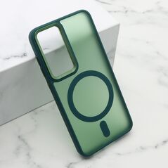 Zastitna maska (futrola) SILKY MAGSAFE II - Samsung S921 Galaxy S24 5G zelena (MS).