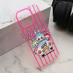 Zastitna maska (futrola) print PARTY - iPhone 15 Pro (6.1) pink LBB004 (MS).