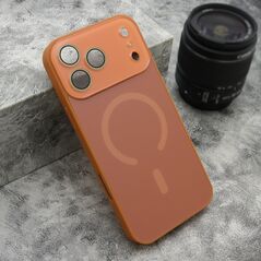 Zastitna maska (futrola) PASTELPOP MagSafe - iPhone 17 Pro Max (6.9) narandzasta (MS).