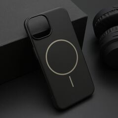 Zastitna maska (futrola) PURE mat MagSafe - iPhone 14 (6.1) crna (MS).