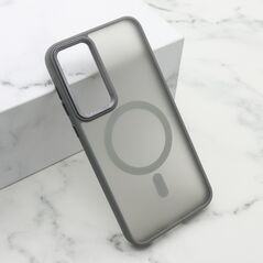 Zastitna maska (futrola) SILKY MAGSAFE II - Samsung A556 Galaxy A55 5G siva (MS).