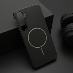 Zastitna maska (futrola) PURE mat MagSafe - Samsung A556 Galaxy A55 5G crna (MS).