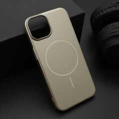 Zastitna maska (futrola) PURE mat MagSafe - iPhone 14 (6.1) zlatna (MS).