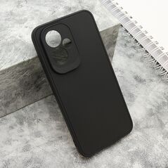 Zastitna maska (futrola) Soft 3D camera - Huawei Honor 400 crna (MS).