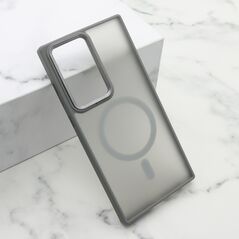 Zastitna maska (futrola) SILKY MAGSAFE II - Samsung Galaxy S23 Ultra siva (MS).