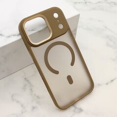 Zastitna maska (futrola) SILKY MagSafe II - iPhone 17 Pro Max (6.9) zlatna (MS).