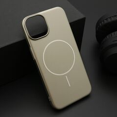 Zastitna maska (futrola) PURE mat MagSafe - iPhone 13 (6.1) zlatna (MS).