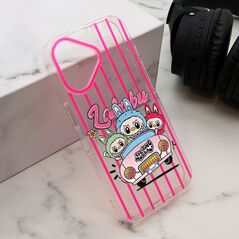 Zastitna maska (futrola) print PARTY - iPhone 16 (6.1) pink LBB004 (MS).