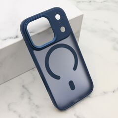 Zastitna maska (futrola) SILKY MagSafe II - iPhone 17 Pro plava (MS).