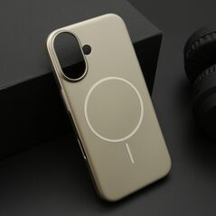 Zastitna maska (futrola) PURE mat MagSafe - iPhone 16 (6.1) zlatna (MS).