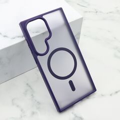 Zastitna maska (futrola) SILKY MAGSAFE mat - Samsung S928 Galaxy S24 Ultra 5G ljubicasta (MS).