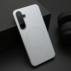 Zastitna maska (futrola) PURE mat MagSafe - Samsung A556 Galaxy A55 5G srebrna (MS).