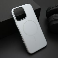 Zastitna maska (futrola) PURE mat MagSafe - iPhone 16 Pro Max (6.9) srebrna (MS).