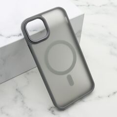 Zastitna maska (futrola) SILKY MAGSAFE II - iPhone 11 (6.1) siva (MS).