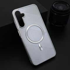 Zastitna maska (futrola) ZEN SHIELD MagSafe - Samsung A256 Galaxy A25 5G srebrna (MS).