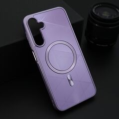 Zastitna maska (futrola) ZEN SHIELD MagSafe - Samsung A256 Galaxy A25 5G ljubicasta (MS).