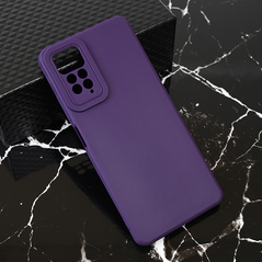 Zastitna maska (futrola) Teracell Giulietta - Xiaomi Redmi Note 11 Pro 4G/5G/Note 12 Pro 4G (EU) mat tamno ljubicasta.