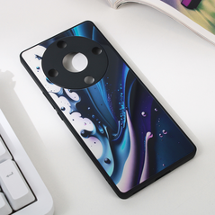 Zastitna maska (futrola) Abstract - Huawei Honor Magic 5 Lite tamno plava.