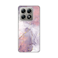 Zastitna silikonska maska (futrola) PRINT - Xiaomi 14T Pink Marble.