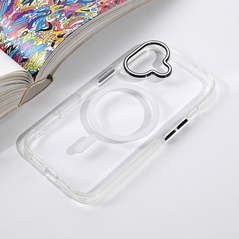 Zastitna maska (futrola) Magsafe Color Pop - iPhone 16 6.1 bela.