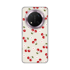 Zastitna silikonska maska (futrola) PRINT - Huawei Honor Magic 7 lite Cherry and Flowers.