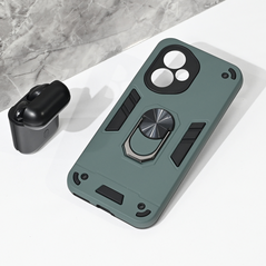 Zastitna maska (futrola) Hard Ring - Huawei Honor 400 tamno siva.