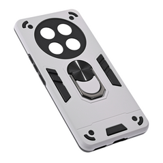 Zastitna maska (futrola) Hard Ring - Huawei Honor Magic 7 lite svetlo siva.