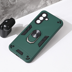 Zastitna maska (futrola) Hard Ring - Samsung A266 Galaxy A26 5G tamno zelena.