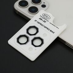 Folija - zastitu kamere OCTAGON DIAMOND za iPhone 16 Pro (6.3)/16 Pro Max (6.9) crna (MS).