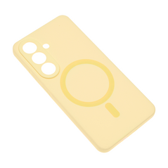 Zastitna maska (futrola) Magsafe Pure color - Samsung S941 Galaxy S26 zuta.