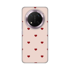 Zastitna silikonska maska (futrola) PRINT - Huawei Honor Magic 7 lite Beige Hearts.
