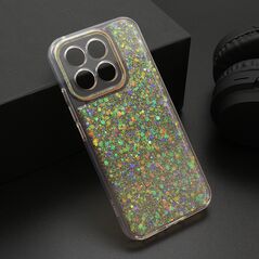 Zastitna maska (futrola) CRYSTAL GLOW - Huawei Honor X8c narandzasta (MS).