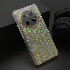 Zastitna maska (futrola) CRYSTAL GLOW - Huawei Honor X9C/Magic 7 lite narandzasta (MS).