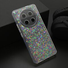 Zastitna maska (futrola) CRYSTAL GLOW - Huawei Honor X9C/Magic 7 lite srebrna (MS).