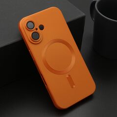 Zastitna maska (futrola) ELEGANT MAGSAFE - iphone 16 (6.1) narandzasta (MS).