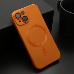 Zastitna maska (futrola) ELEGANT MAGSAFE - iPhone 15 narandzasta (MS).